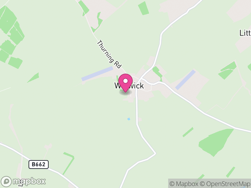 Map of Winwick, Huntingdonshire