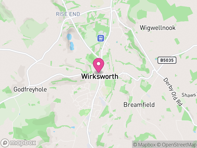 Map of Wirksworth
