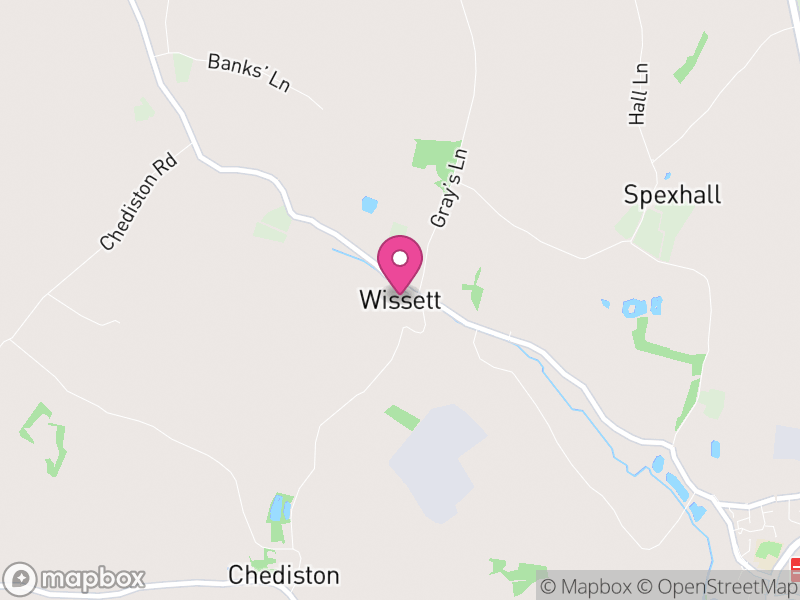 Map of Wissett, East Suffolk