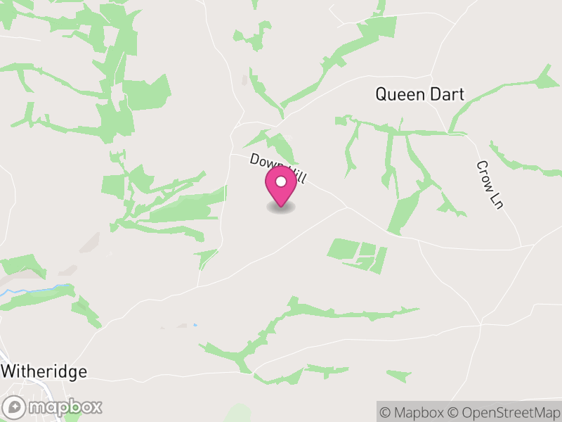 Map of Witheridge, North Devon