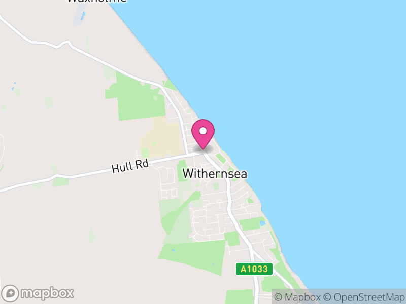 Map of Withernsea, East Riding of Yorkshire