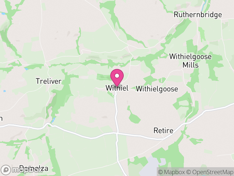 Map of Withiel, Cornwall