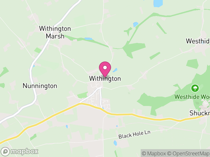 Map of Withington, Herefordshire
