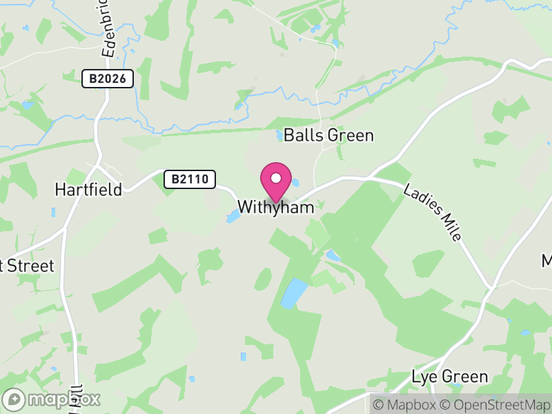 Map of Withyham, Wealden
