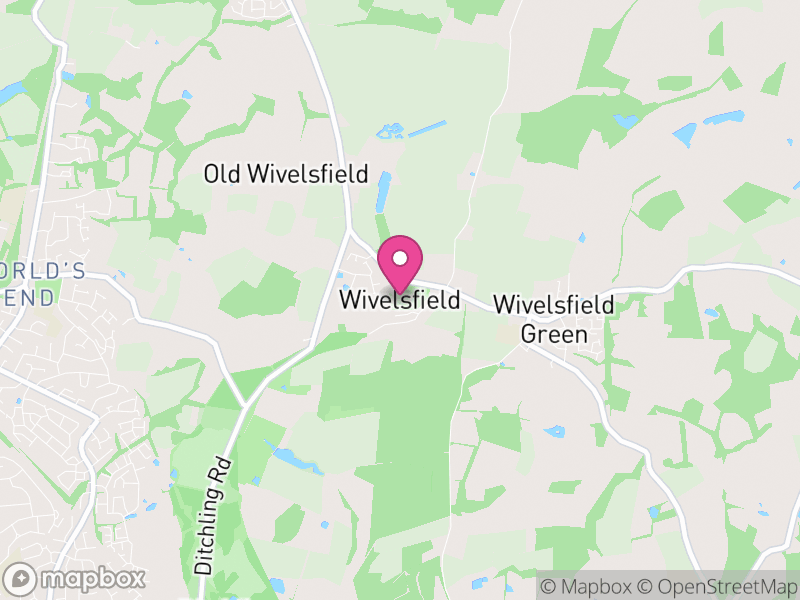 Map of Wivelsfield, Lewes