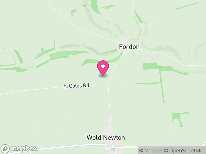 Map of Wold Newton, East Riding of Yorkshire