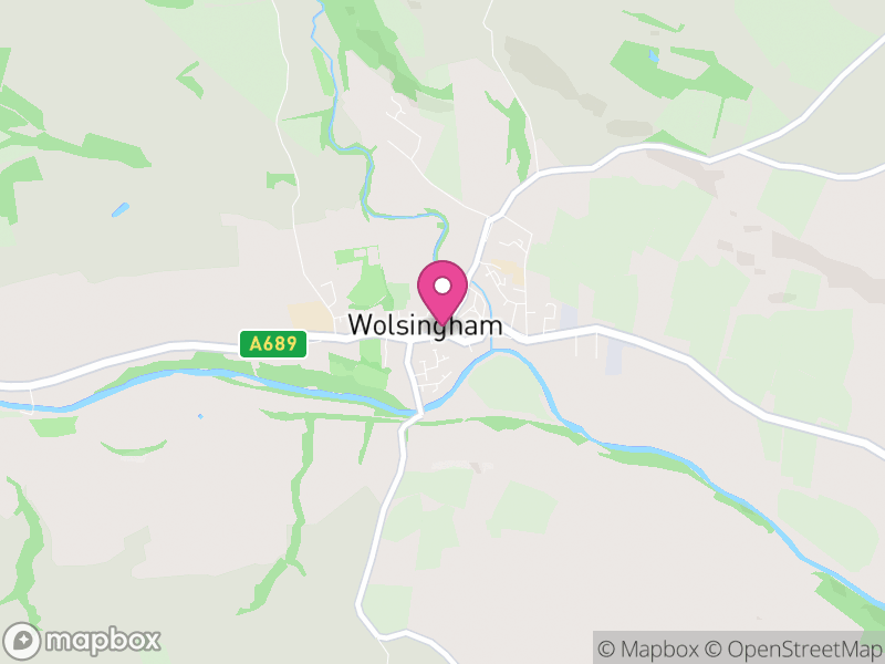 Map of Wolsingham, County Durham