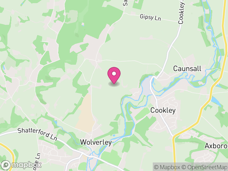 Map of Wolverley and Cookley, Wyre Forest