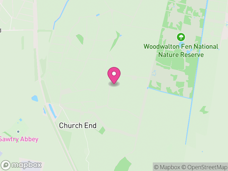 Map of Wood Walton, Huntingdonshire