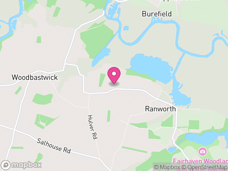 Map of Woodbastwick, Broadland