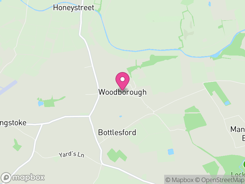 Map of Woodborough, Wiltshire