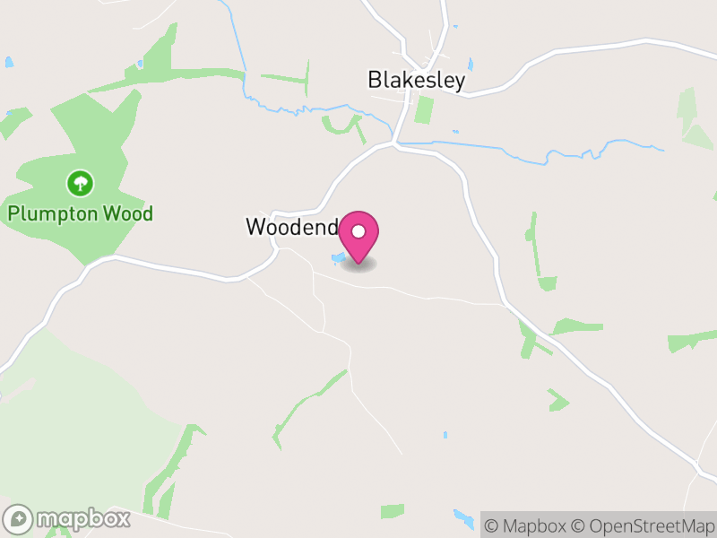 Map of Woodend, West Northamptonshire