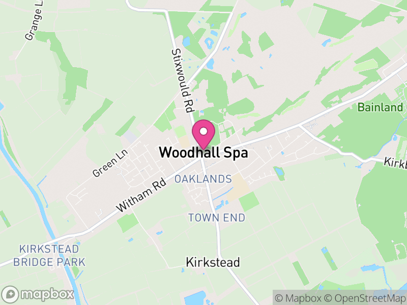 Map of Woodhall Spa, East Lindsey
