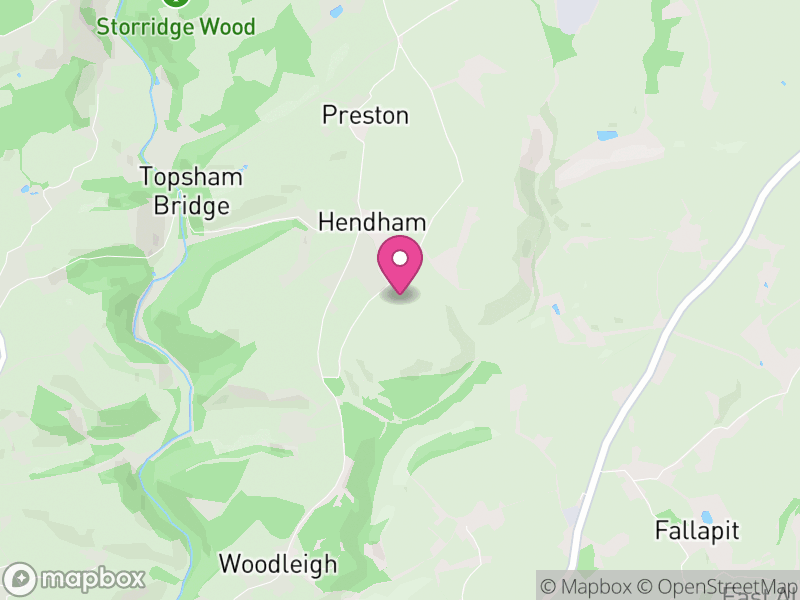 Map of Woodleigh, South Hams