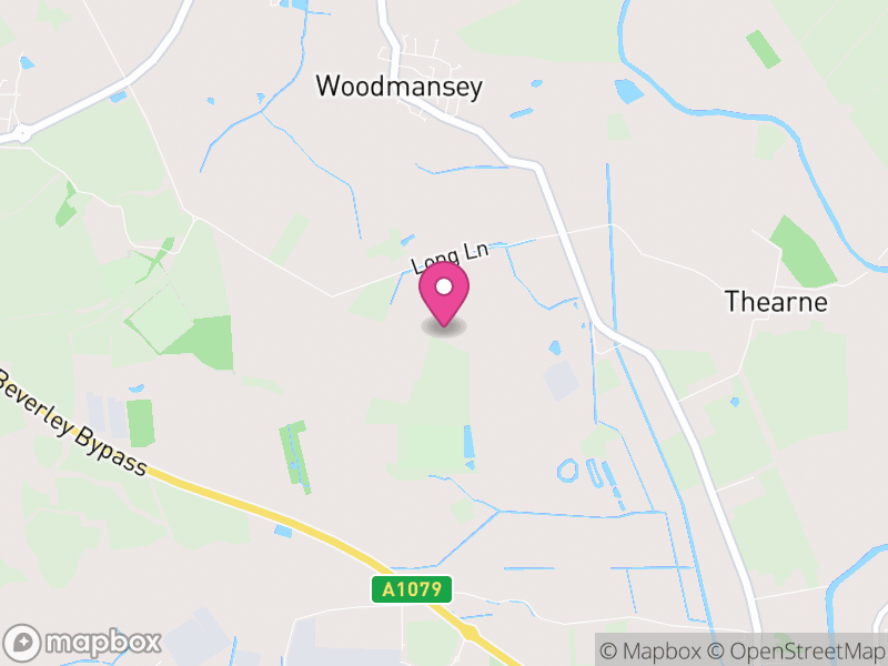 Map of Woodmansey, East Riding of Yorkshire