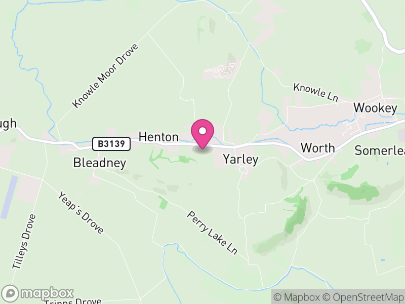 Map of Wookey, Somerset