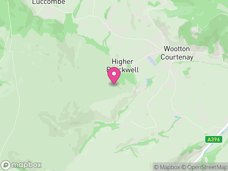 Map of Wootton Courtenay, Somerset