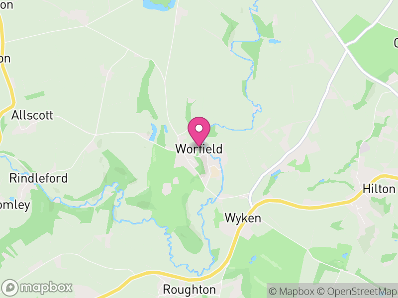 Map of Worfield, England