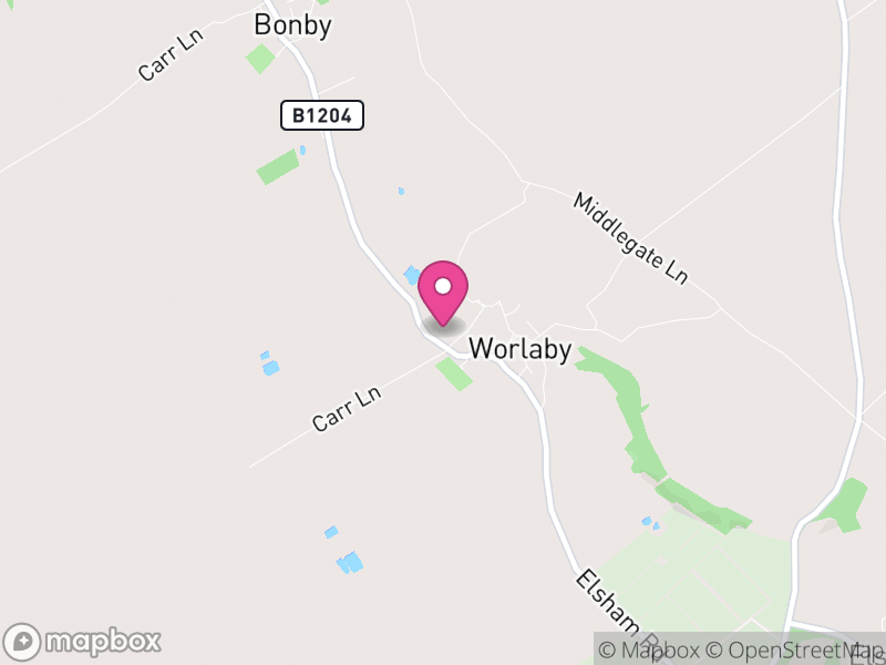 Map of Worlaby, North Lincolnshire