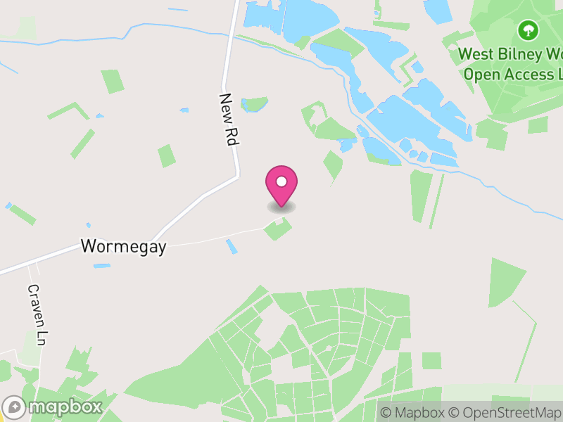 Map of Wormegay, King's Lynn and West Norfolk