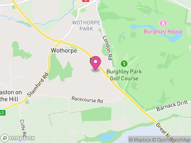 Map of Wothorpe, Peterborough