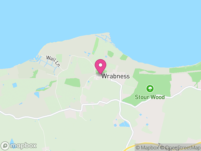Map of Wrabness, Tendring