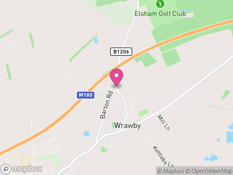 Map of Wrawby, North Lincolnshire