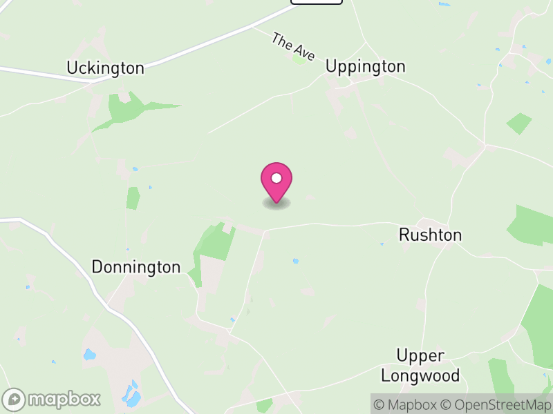 Map of Wroxeter and Uppington, England