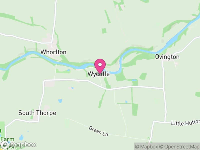Map of Wycliffe with Thorpe, County Durham