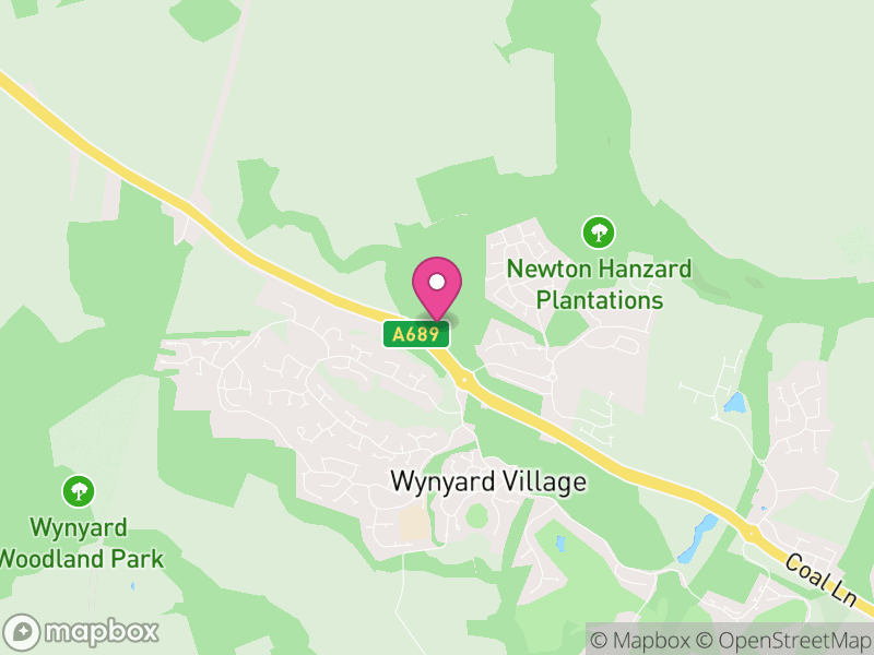 Map of Wynyard, Hartlepool