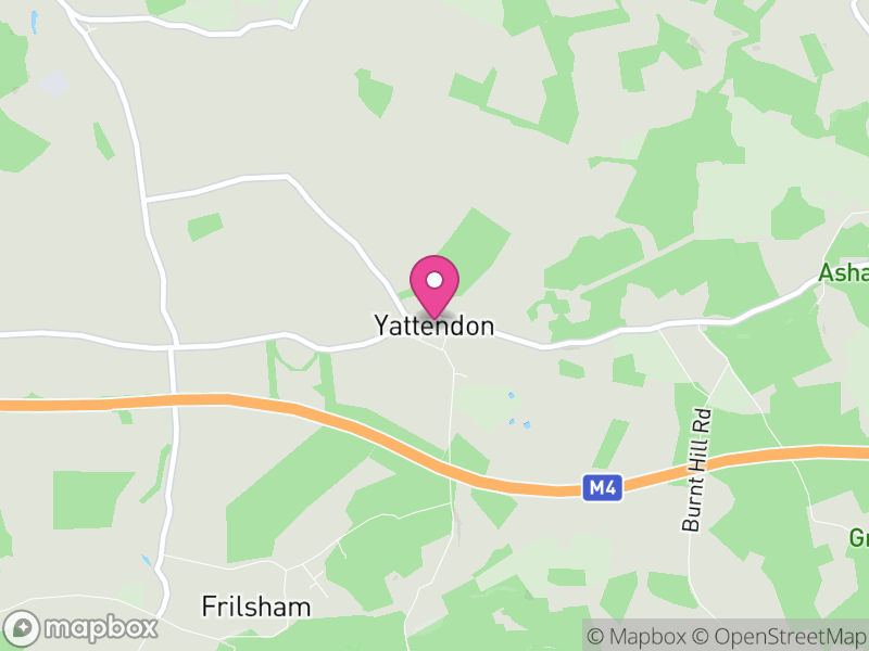 Map of Yattendon, West Berkshire