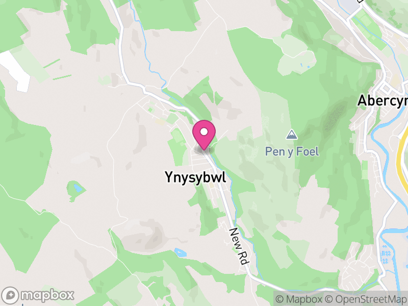 Map of Ynysybwl