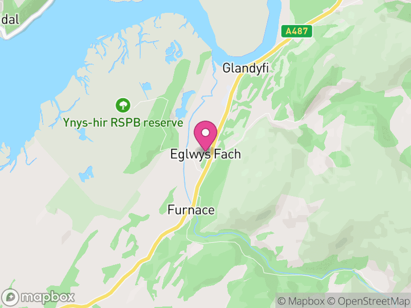 Map of Ysgubor-y-coed, Ceredigion