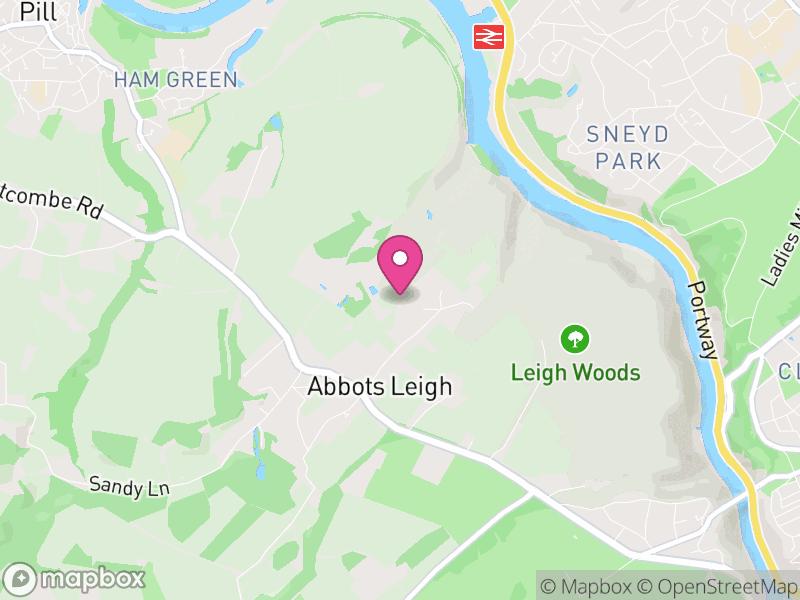 Map of Abbots Leigh, North Somerset