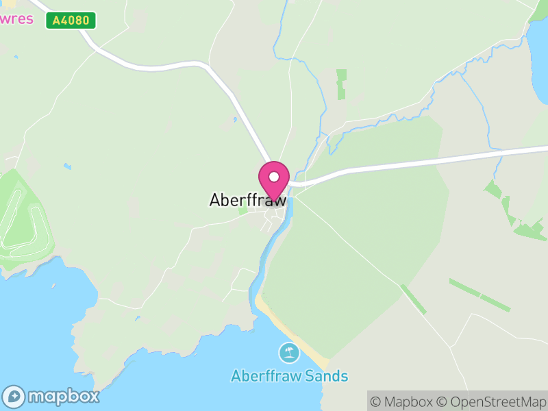 Map of Aberffraw, Ynys Môn / Isle of Anglesey