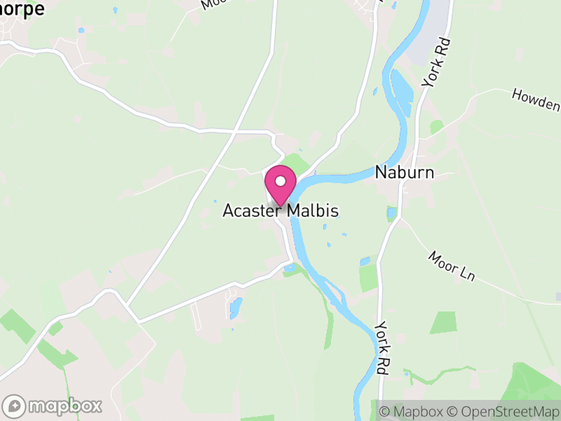 Map of Acaster Malbis, York