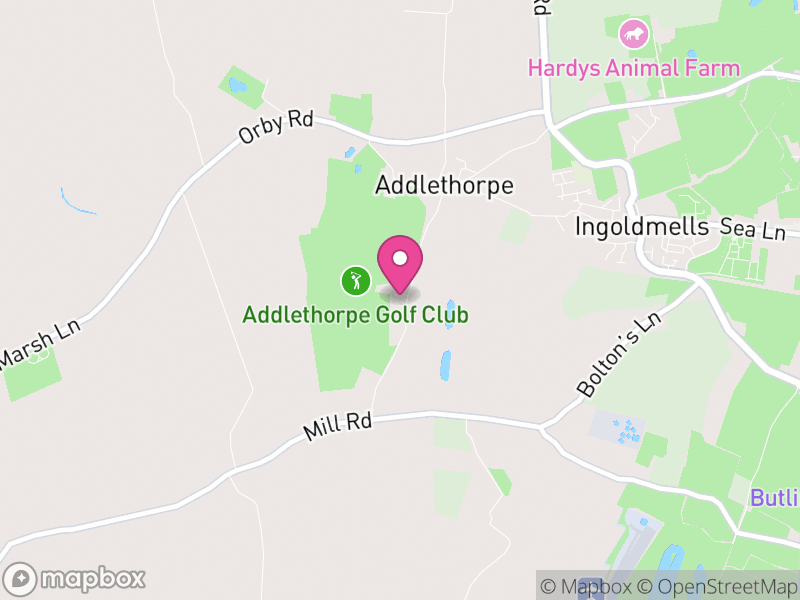 Map of Addlethorpe, East Lindsey