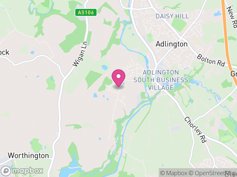 Map of Adlington, Chorley