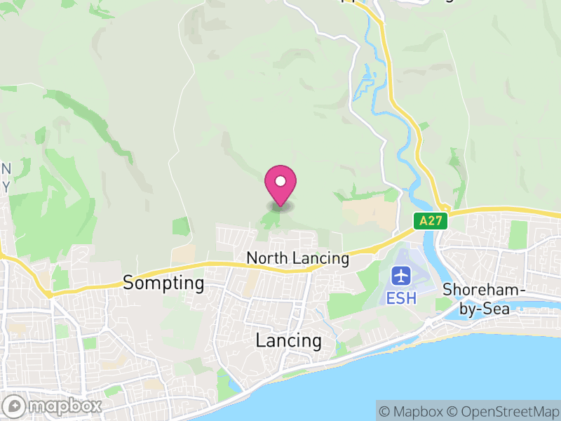 Map of Adur, West Sussex