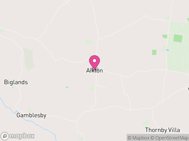 Map of Aikton, Cumberland