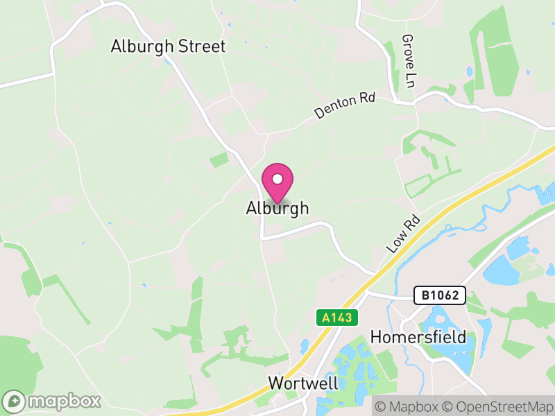 Map of Alburgh, South Norfolk