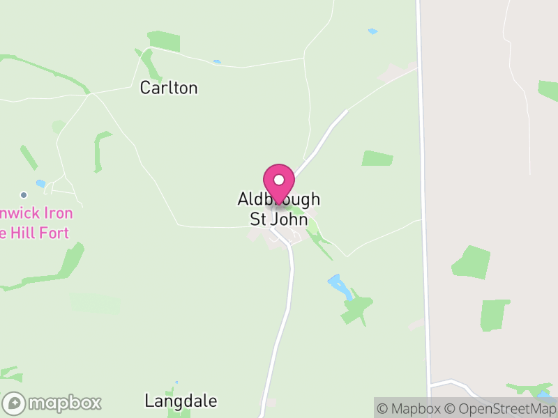 Map of Aldbrough, North Yorkshire