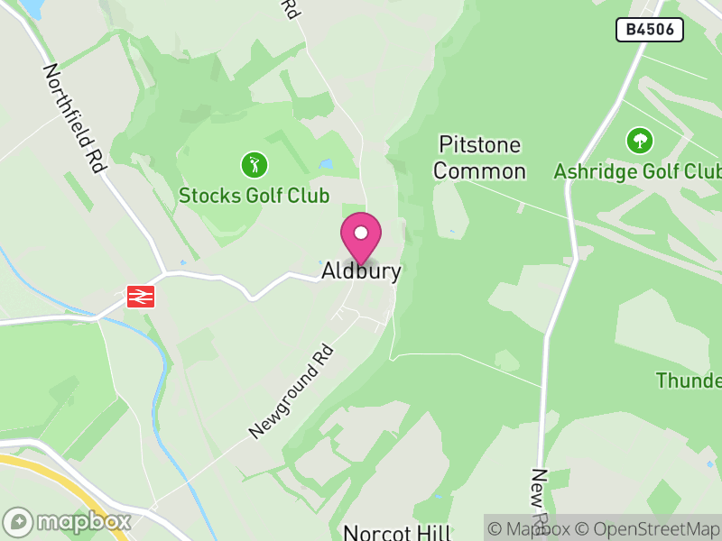 Map of Aldbury, Dacorum
