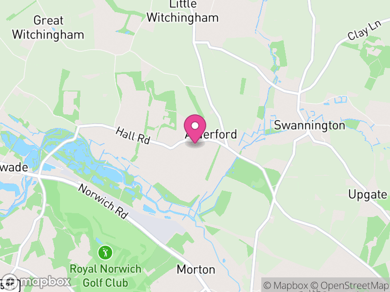 Map of Alderford, Broadland