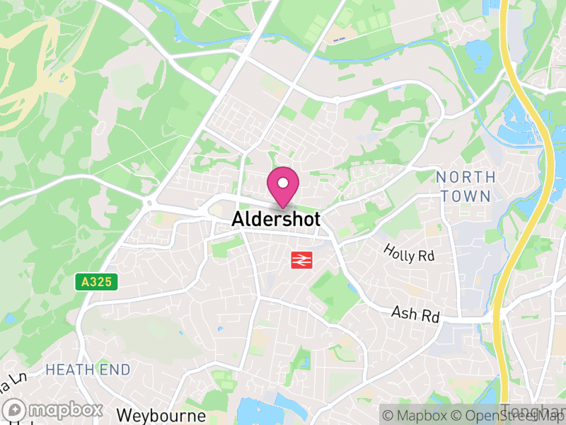 Map of Aldershot