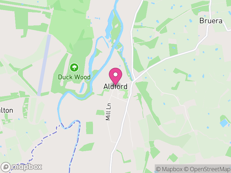 Map of Aldford and Saighton, Cheshire West and Chester