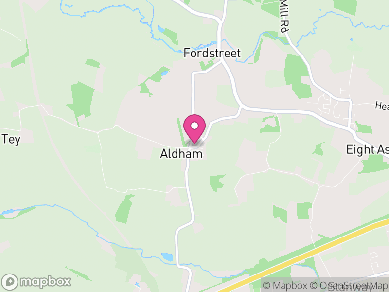 Map of Aldham, Colchester