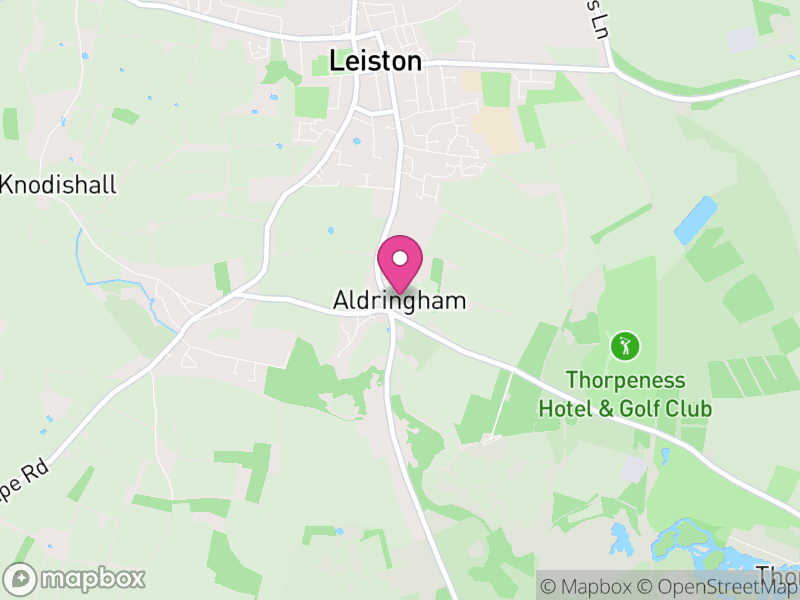 Map of Aldringham cum Thorpe, East Suffolk