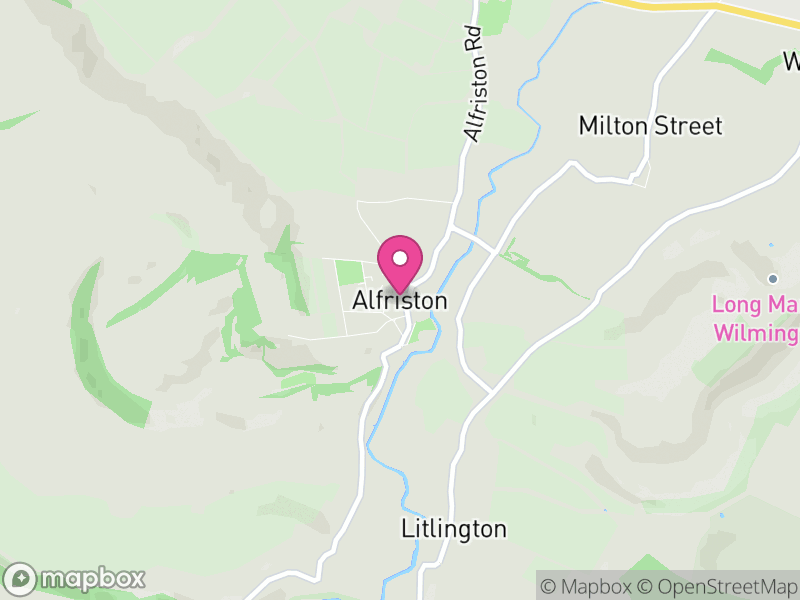 Map of Alfriston, Wealden