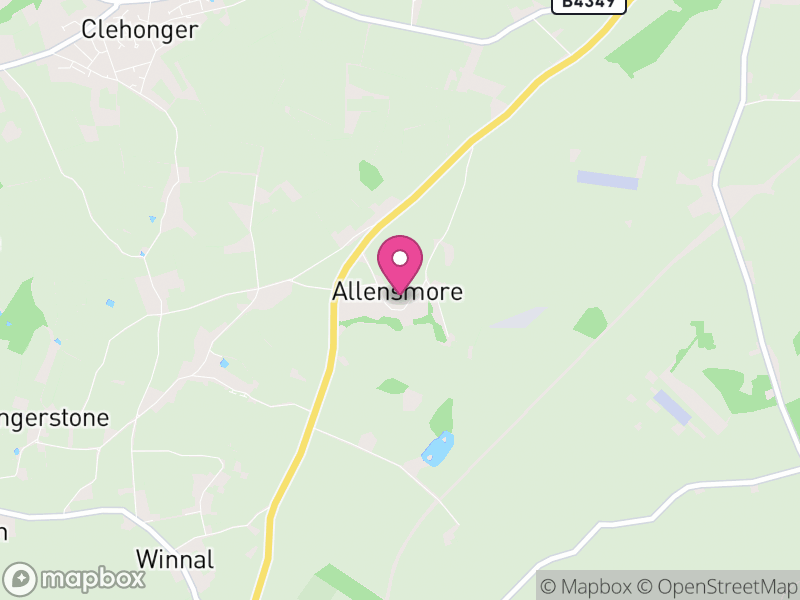 Map of Allensmore, Herefordshire